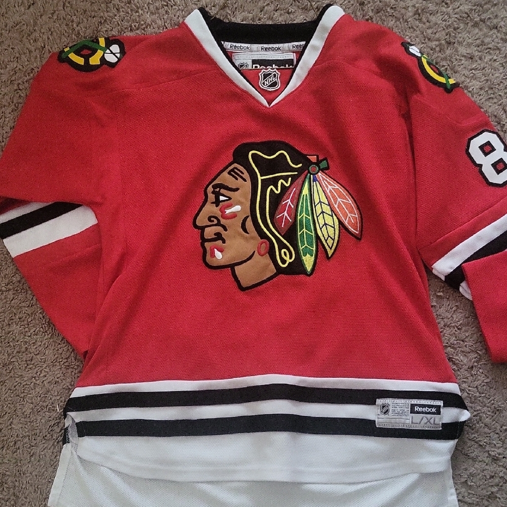 Reebok Red Blackhawks Kids Jersey